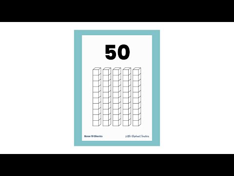 Counting by 50 to 1000 - Using Base 10 Block Cards