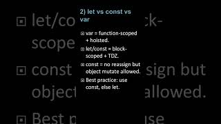 JavaScript Interview Concepts Explained in One sec | JS Topic in 2025 #codewithtech @CodeMasterRS