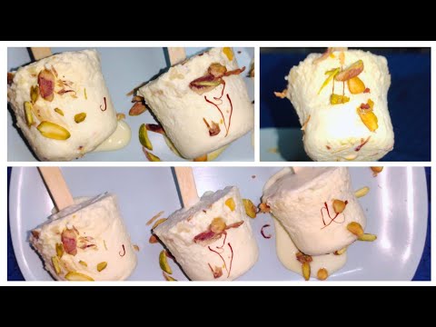 Kesar Pista Kulfi | Easy Homemade Malai Kulfi | Kulfi Icecream