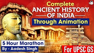 Complete Ancient Indian History in 5 hours through Animation | UPSC IAS