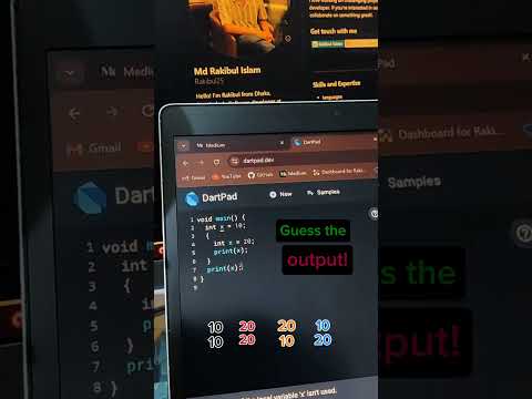 Guess the answer! 🥱 #dart #programming #flutter #fluttercommunity #programmers #dartconnect