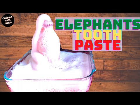 Elephant's tooth paste |Devil's tooth paste explosion |Easy science project