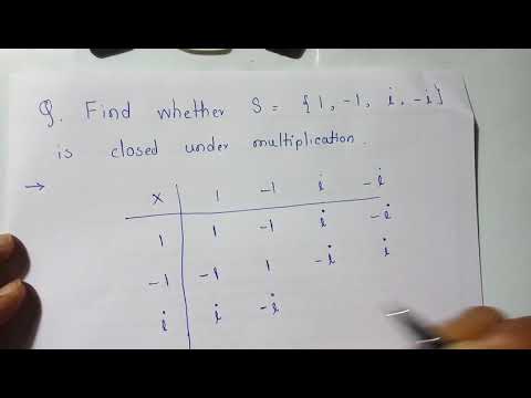 6th Unit - Question on Closure Property (7)