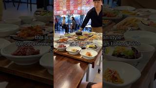 Your sign to try a Korean style full course meal