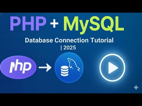 How to Connect PHP to MySQL Database using XAMPP | Create a new database