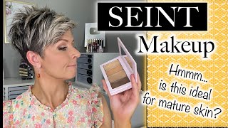 Seint Makeup ~ Full Review & Demo | Over 45 Less Than Perfect Skin