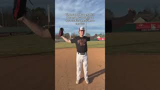 Gotta let him know that I’m not normally like this🤣 #baseball #softball #baseballplayer