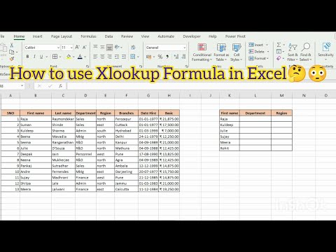 #xlookup #🤔🤔Learn How to use xlookup function #learnexcel #excel