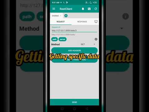 Todo App Rest Api using Python Flask on Android Phone #python #flask #shorts #restapi #api #coding