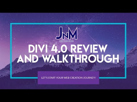Divi 4.0 Review and Walkthrough