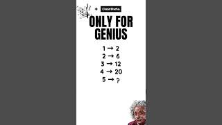 IQ Test for Genius People #mathtutorial #learnmath #maths #iqtest