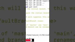 🤔 How to Create a Local Git Repository#git #shorts #github #secureitdso #DSOC3
