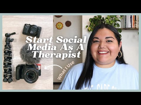 How To Start Social Media As A Therapist & Grad Student | Tips For Beginners + What I Use