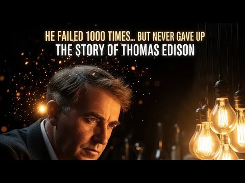 He Failed 1000 Times… But Never Gave Up | The Untold Story of Thomas Edison 🔥 | Motivation 