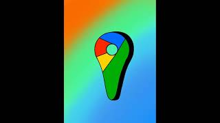 How to draw Google maps logo