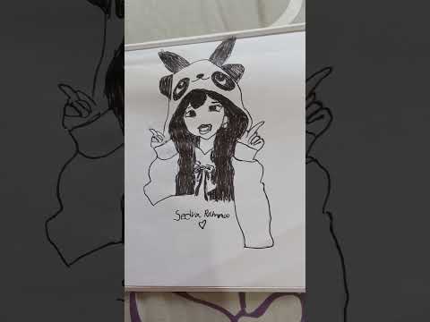 tried drawing my profile♡