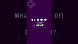 Git fetch explanation for beginners. #github #gitbasics #basiccode