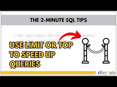 2-Minute SQL Tips: Use LIMIT or TOP to speed up queries