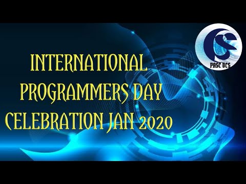 INTERNATIONAL PROGRAMMERS DAY CELEBRATION #IPD2020 #PASC