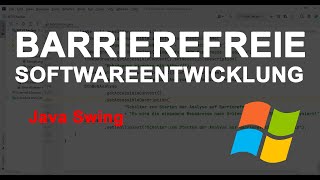 Barrierefreie Softwareentwicklung - Java Swing große Schrift