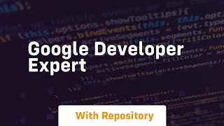 Google developer expert