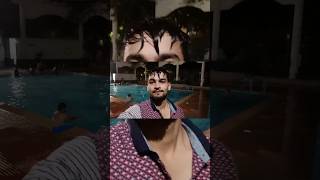 night swimming with brother #devinsights #developerslifestyle  #minivlog #swimmingpool #nightlife