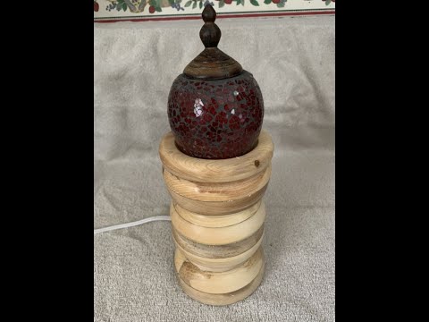 #2 Woodturning a Lamp out of Pallet Wood!