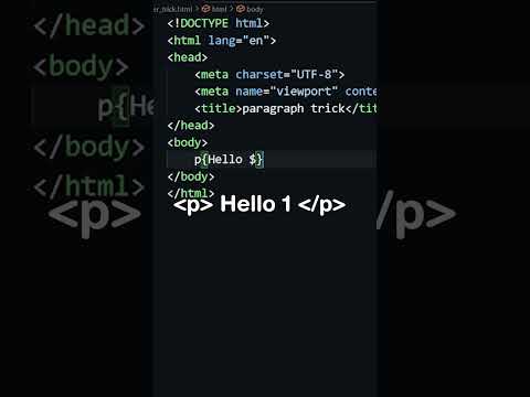 MUST Know VS Code trick #coding #vscode #webdevelopment #programming