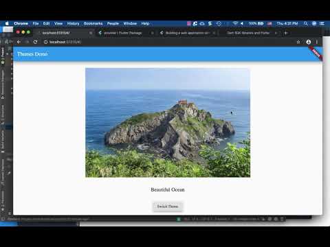 Implement Flutter themes using Provider