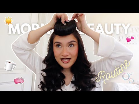 MY 20 MINUTE MORNING BEAUTY ROUTINE ✨ quick & easy for girls on the go!
