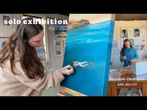Bridging the gap between ABILITY & CREATIVITY ☁️☾ solo exhibition dairies