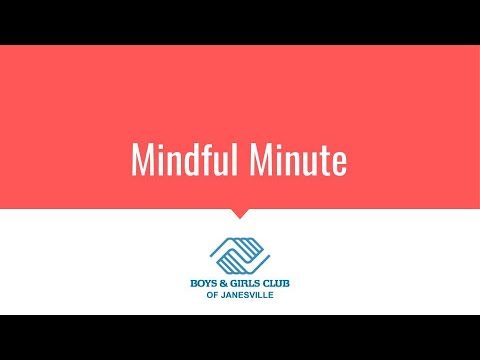 Mindful Minute: 5-4-3-2-1