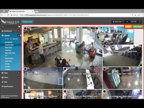 Eagle Eye Security VMS User Interface