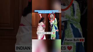FOREIGN Woman LEADER Meets PRESIDENT MURMU in INDIAN Style  GOES VIRAL #shorts