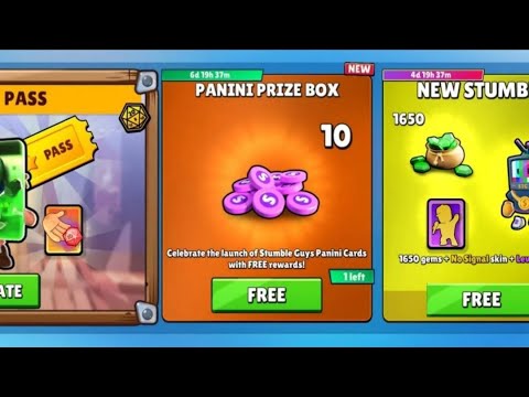 *NEW* FREE  PRIZE BOX!!!!! - Stumble Guys