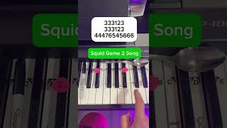 Squid Game 2 Songs Piano Tutorial 🎹 The Mingle Song #squidgame2 #piano
