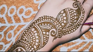 Step-by-Step Mehndi Tutorial: Elegant Arabic Pattern for Beginners | Most Attractive 3D Mehndi Art 