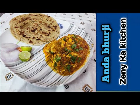 My Style Anda Bhurji | Gravy Anda Bhurji | Zeny Ka kitchen |