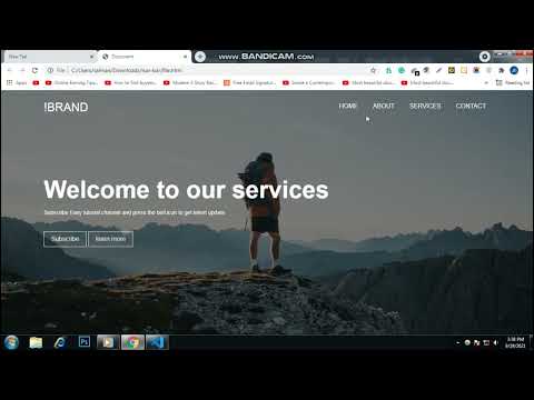 How to make a website using html and css in 5 minutes |