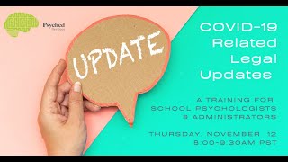 COVID19 Legal Updates for Special Education