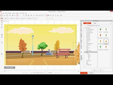 Compose a scene quickly with Bonus Package Content