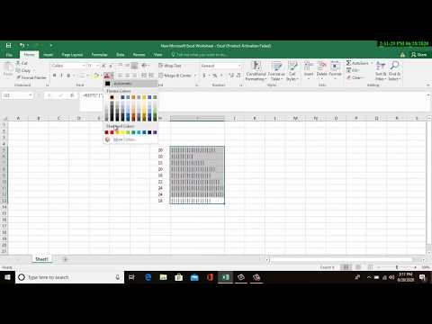 Quick Visualization in Excel