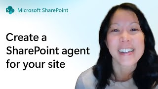 Create a SharePoint agent for your site