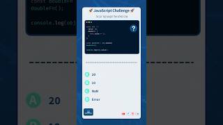 JavaScript Challenge🔔 #smartcoding #fullstack #coding #programming #html #פיתוחאתרים #תכנות #הייטק