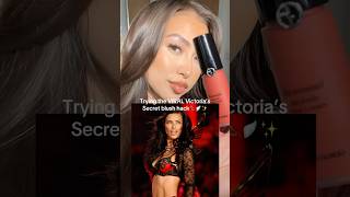 BLUSH hack to look like a Victoria’s Secret model👠🪽✨ #makeup #makeuphacks #beautyhacks