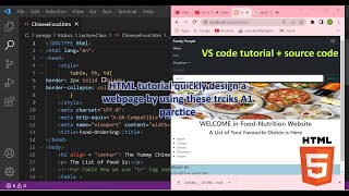 HTML Mini Project Add Navigation bar and apply link on Nav-Bar. Step by Step Guide Q&A Section