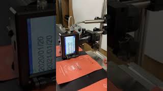 Handheld inkjet printer with conveyor belt, assembly line is coming😄😄😄