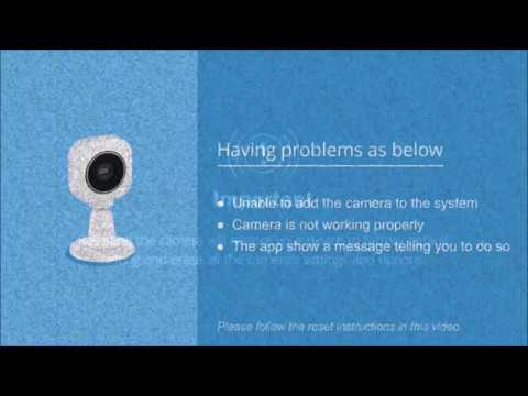 How to reset mini cube HD camera
