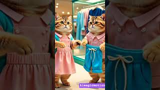 cancan #humanoidcats #shoppingbuddy #felinefashion