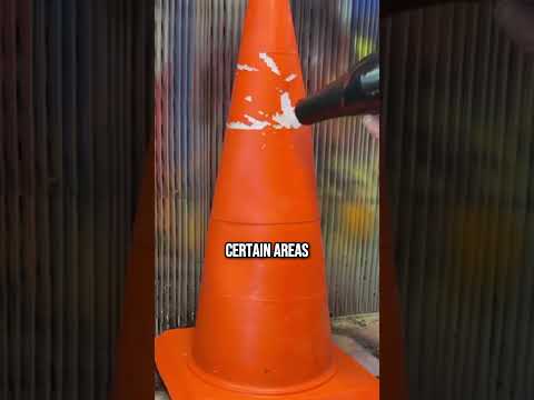 He Found a Filthy Traffic Cone and Made It Brand New! 🚧🧼